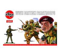 Airfix Model Figures Set - A02701V WWII British Paratroops - Model Building Kit Accessories, Plastic Model Kits for Adults & Children 8+, Set Includes