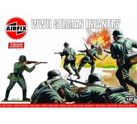 Airfix Model Figures Set - A02702V WWII German Infantry - Model Building Kit Ac