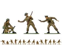 Airfix Model Figures Set - A02718V WWII British Infantry - Model Building Kit A