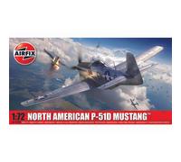 AIRFIX - Model Set - A01004B North American P-51D Mustang Model Building Kit - Plastic Model Plane Kits for Adults & Children 14+, Set Includes Sprues