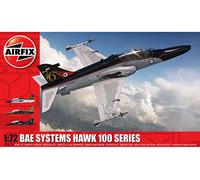 Airfix Model Set - A03073A BAE Systems Hawk 100 Series Model Building Kit - Plastic Model Plane Kits for Adults & Children 8+, Set Includes Sprues & Decals - 1:72 Scale Model