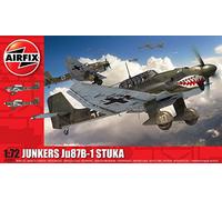Airfix Model Set - A03087A Junkers Ju87 B-1 Stuka Model Building Kit - Plastic Model Plane Kits for Adults & Children 8+, Set Includes Sprues & Decals - 1:72 Scale Model