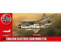 Airfix - Model Set - A04054A English Electric Lightning F2A Model Building Kit - Plastic Model Plane Kits for Adults & Children 8+, Set Includes Sprues & Decals - 1:72 Scale Model