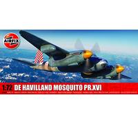 Airfix Model Set - A04065 de Havilland Mosquito PR.XVI Model Building Kit - Plastic Model Plane Kits for Adults & Children 8+, Set Includes Sprues & Decals - 1:72 Scale Model