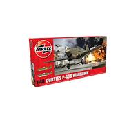Airfix Model Set - A05130A Curtiss P-40B Warhawk Model Building Kit - Plastic Model Plane Kits for Adults & Children 8+, Set Includes Sprues & Decals - 1:35 Scale Model