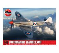 Airfix Model Set - A06102A Supermarine Seafire F.XVII Model Building Kit - Plastic Model Plane Kits for Adults & Children 8+, Set Includes Sprues &