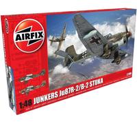 Airfix Model Set - A07115 Junkers JU87B-2/R-2 Model Building Kit - Plastic Mode