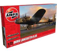 Airfix Model Set - A08013A Avro Lancaster B.III Model Building Kit - Plastic Model Plane Kits for Adults & Children 8+, Set Includes Sprues & Decals - 1:72 Scale Model