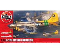 Airfix Model Set - A08017B Boeing B17G Flying Fortress Model Building Kit - Plastic Model Plane Kits for Adults & Children 8+, Set Includes Sprues & Decals - 1:72 Scale Model