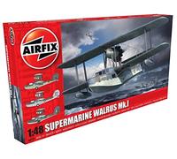 Airfix Model Set - A09183 Supermarine Walrus Mk.I Model Building Kit - Plastic Model Plane Kits for Adults & Children 8+, Set Includes Sprues & Decals - 1:48 Scale Model