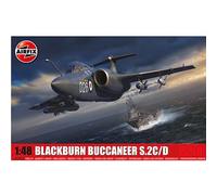 Airfix Model Set - A12012 Blackburn Buccaneer S.2C/D Model Building Kit - Plastic Model Plane Kits for Adults & Children 8+, Set Includes Sprues & Decals - 1:48 Scale Model