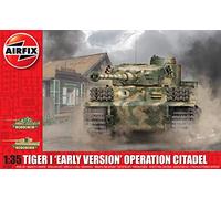 Airfix Model Set - A1354 Tiger 1 Early Version - Operation Citadel Model Building Kit - Plastic Model Tank Kits for Adults & Children 8+, Set Includes Sprues & Decals - 1:35 Scale Model