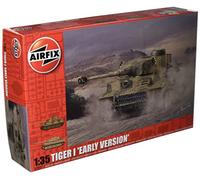 Airfix Model Set - A1357 Tiger 1, Early Production Version Model Building Kit - Plastic Model Tank Kits for Adults & Children 8+, Set Includes Sprues and Decals- 1:35 Scale Model