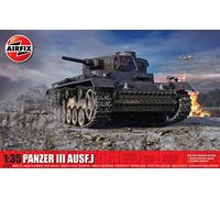Airfix Model Set - A1378 Panzer III AUSF J Model Building Kit - Plastic Model Tank Kits for Adults & Children 8+, Set Includes Sprues & Decals - 1:35 Scale Model