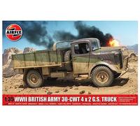 Airfix Model Set - A1380 WWII British Army 30-cwt 4x2 GS Truck Model Kit - Plastic Motor Vehicle Model Building Kit for Adults & Children 8+, Set Includes Sprues & Decals - 1:35 Scale Model