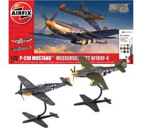 Airfix Model Set - A50193 P-51D Mustang vs Bf109F-4 Dogfight Double Model Build