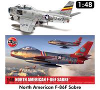Airfix North American F-86F SABRE USAAF jet fighter 1:48 scale model kit A08111