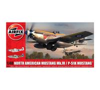 Airfix North American Mustang Mk IV P-51K 1:48 Plastic Model Kit A05137