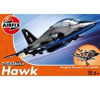 BAE Hawk Aeroplane - Model Kit - 26 Pieces Airfix Quickbuild - J6003