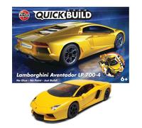 Airfix Quick build Lamborghini Aventador LP 700-4 Model Kit Car Yellow Toy