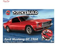 Airfix Quickbuild Ford Mustang Gt 1968 (plastic Kit) Model Kit
