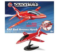 Airfix QUICKBUILD Model Aircraft Kits - J6018 Red Arrows Hawk Model Building Kit for Kids 6+, Construction Plane Toys for Boys & Girls - Fighter Jet Planes & Toy Aeroplane Sets, Plane Enthusiast Gifts