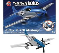 Airfix - QUICKBUILD Model Aircraft Kits - J6046 D-Day P-51D Mustang Model Build