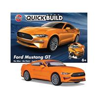 Airfix QUICKBUILD Model Car Kit - Ford Mustang GT Orange Car Building Kit for Kids 6+, Construction Toys for Boys & Girls, No Glue Model Making - Classic Car Gifts Plastic Model Kits