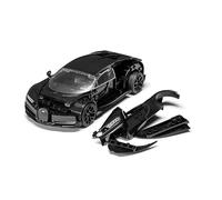 Airfix QUICKBUILD Model Car Kit - J6025 Bugatti Chiron Black Building Kit for Kids 6+, Construction Toys for Boys, Model Making with No Glue - Classic Vehicle Gifts Plastic Craft Set