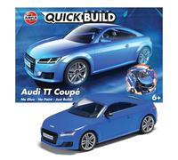 Airfix QUICKBUILD Model Car Kit - J6054 Audi TT Coupe Blue Model Building Kits for Kids 6+, Construction Toys for Boys & Girls, No Glue Model Making - Classic Vehicle Gifts Plastic Craft Set
