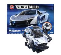Airfix QUICKBUILD Model Car Kit - McLaren P1 White Car Building Kit for Kids 6+, Construction Toys for Boys & Girls, No Glue Model Making - Classic Car Gifts Plastic Model Kits