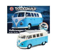 Airfix QUICKBUILD Model Car Kit - VW Camper Van Blue Car Building Kit for Kids 6+, Construction Toys for Boys & Girls, No Glue Model Making - Classic Car Gifts Plastic Model Kits