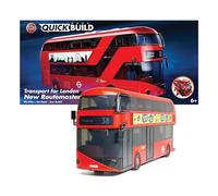 Airfix QUICKBUILD Model Vehicle Kit - Routmaster Bus Building Kit for Kids 6+, Construction Toys for Boys & Girls, No Glue Model Making - Classic Vehicle Gifts Plastic Model Kits