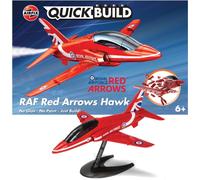 Airfix Quick Build RAF Red Arrows Hawk Plane J6018 No Glue No Paint Just Build