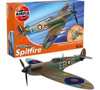 Airfix Quickbuild Spitfire. Plastic Model Kit. No Glue, No Paint, Just Build.
