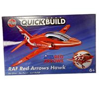 Airfix RAF Red Arrows BAe Hawk Jet Quick Build Plastic Model Kit #J6018