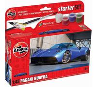 Airfix Small Starter Set New Pagani Huayra 1:43 Scale Airfix Multicolor