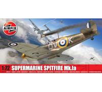 AIRFIX - Standard Model Set - A01071C Supermarine Spitfire Mk.Ia Model Building Kit - Plastic Model Plane Kits for Adults & Children 8+, Set Includes Sprues, Decals & Paint Guide - 1:72 Scale Model
