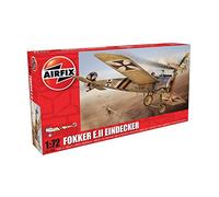 Airfix Standard Model Set - A01086 Fokker E.II Eindecker Model Building Kit - Plastic Aircraft Kits for Adults & Children 8+, Includes 35 Pieces - 1:72 Scale