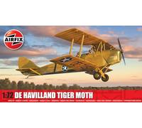 Airfix A02106A de Havilland Tiger Moth Plastic Model-Making Kit, Yellow