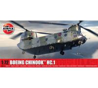 Airfix Standard Model Set - A06023 Boeing Chinook Age 8+ HC.1 Model Building Kit - Plastic Model Helicopter Kits for Adults & Children 8+, Set Includes Sprues and Decals - 1:72 Scale Model