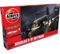 Airfix Model Set - A08014 Douglas Dakota C-47 Skytrain Model Building Kit - Plastic Model Plane Kits for Adults & Children 8+, Set Includes Sprues & Decals - 1:72 Scale Model