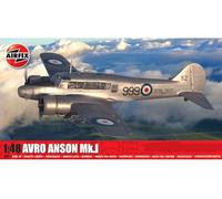 AIRFIX - Standard Model Set - A09191A Avro Anson Mk.I Model Building Kit - Plastic Aircraft Kits for Adults & Children 8+, Includes 199 Pieces - 1:48 Scale