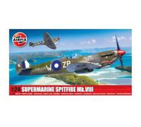 New Release Airfix 1:24th Scale Supermarine Spitfire Mk.VIII Model Kit.