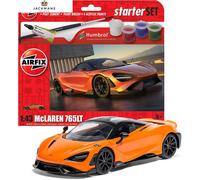 Airfix Starter Set - A55006 McLaren 765LT Model Building Kit - Plastic...