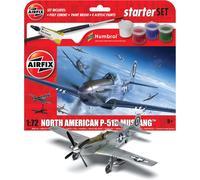 Airfix Starter Set - A55013 North American P-51D Mustang Model Building Kit - P