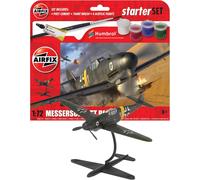 Airfix Starter Set - A55014 Messerschmitt Bf109F-4 Model Building Kit - Plastic