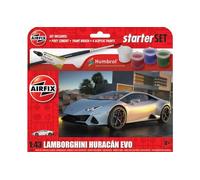 Airfix - STARTER SET - LAMBORGHINI HURACAN Model Toy - Paperback - G245z