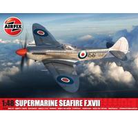 Airfix Model Set - A06102A Supermarine Seafire F.XVII Model Building Kit - Plastic Model Plane Kits for Adults & Children 8+, Set Includes Sprues & Decals -1:48 Scale Model