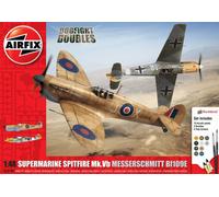 Air50160 - Airfix Dogfight Double Set - 1:48 - Spitfire Mkvb & Bf109e